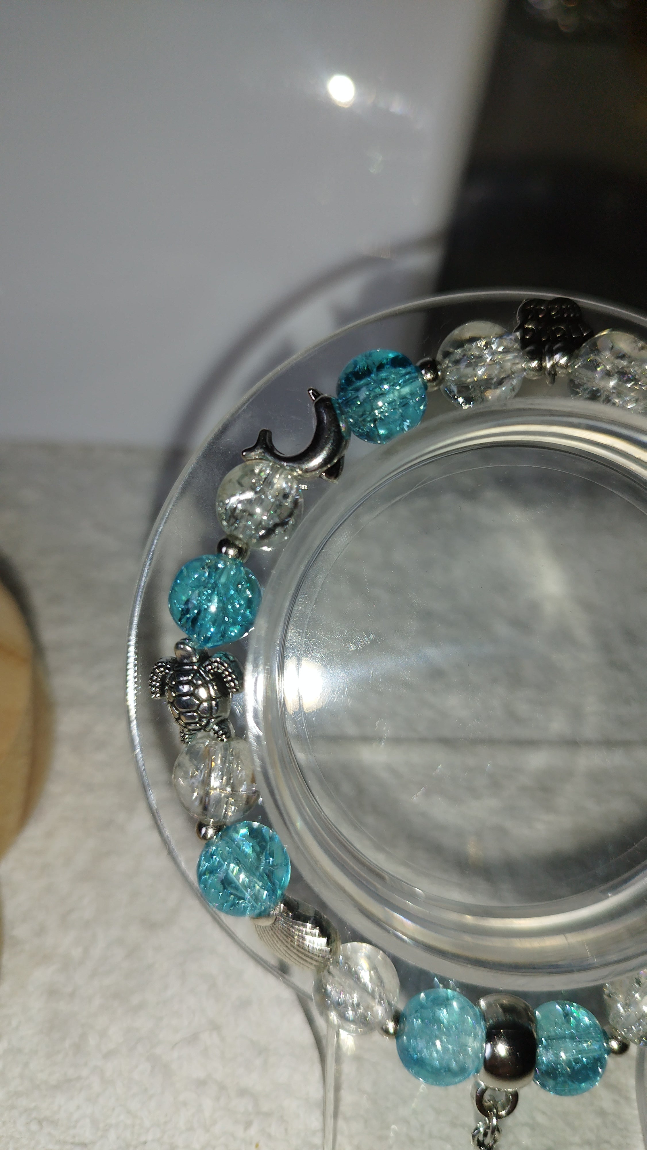 Liebevolle Handarbeit "Meeresbrise" Design Schmuck Set