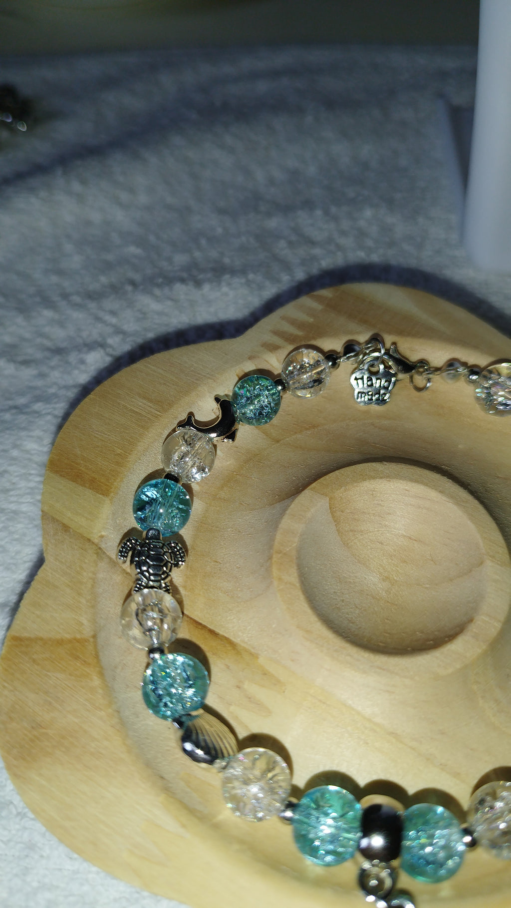 Liebevolle Handarbeit "Meeresbrise" Design Schmuck Set