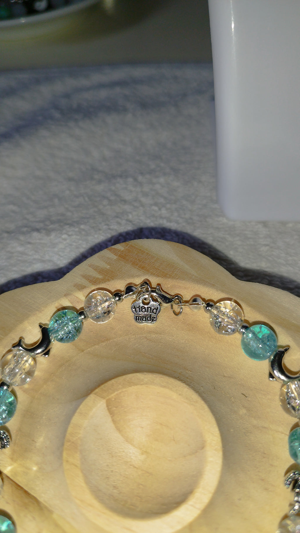 Liebevolle Handarbeit "Meeresbrise" Design Schmuck Set