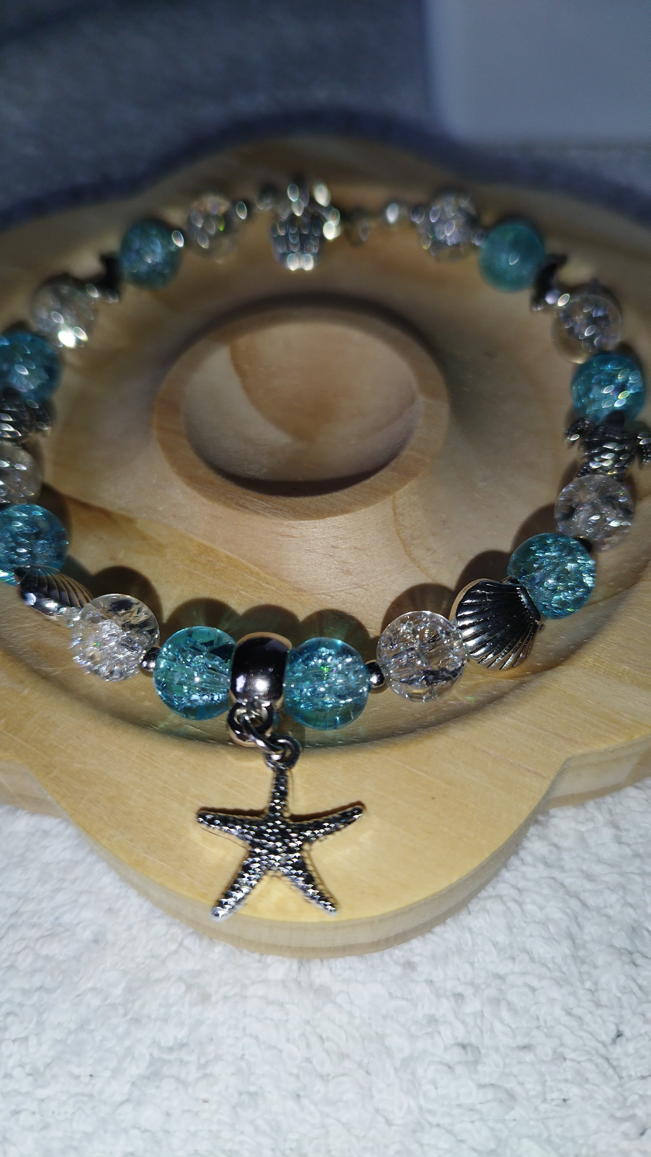 Liebevolle Handarbeit "Meeresbrise" Design Schmuck Set