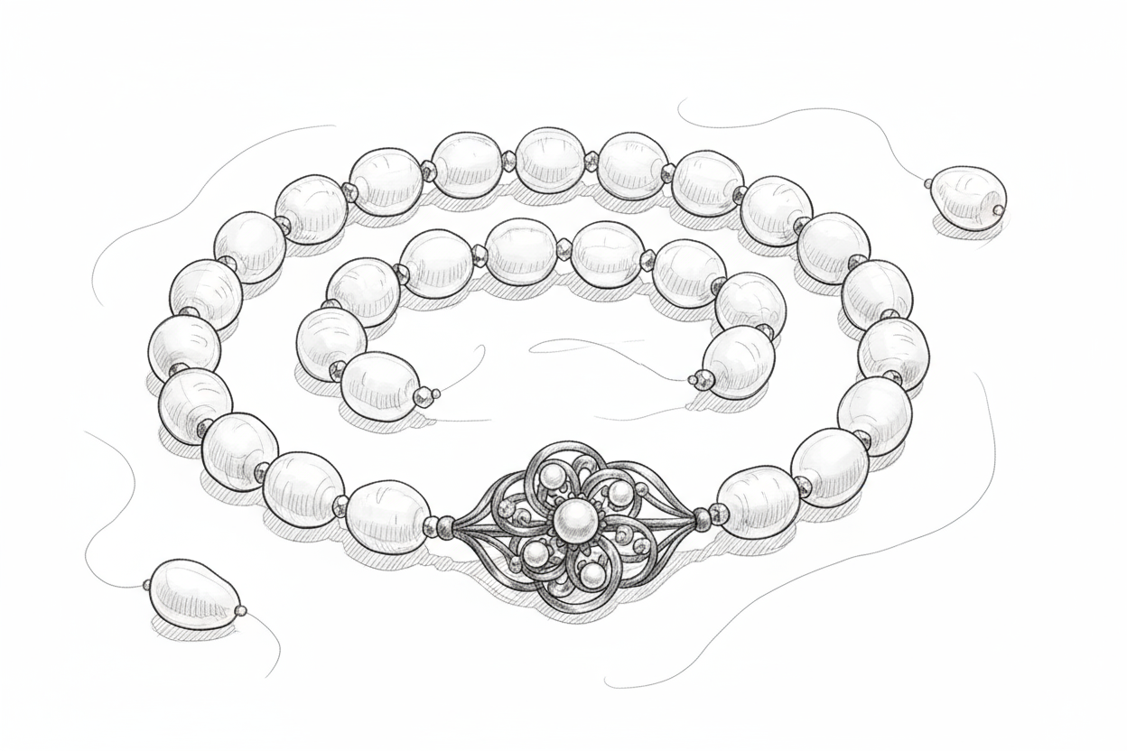 Perlenarmband Handmade Zeichnung ohne Text 