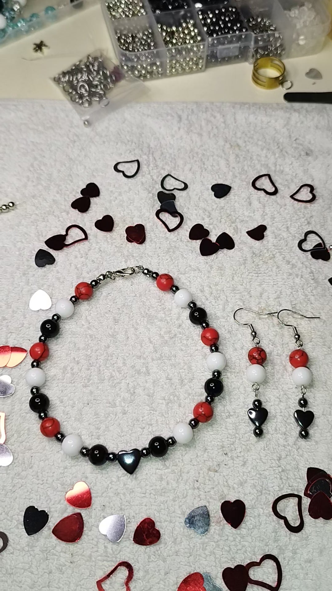 Edelstein Glanz: Achat, Hämatit, Onyx, Türkis Set